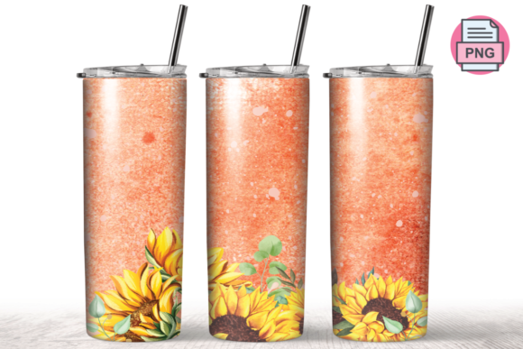 20 Oz Skinny Tumbler Watercolor Flower Print Templates