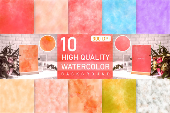 Elegant Soft Watercolor Background Set Review