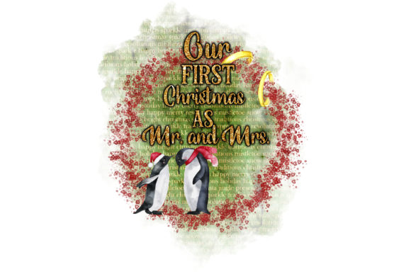 First Christmas Mr Mrs: Essential Print Templates