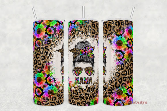 Mama Colorful Sunflower Leopard Print Templates Review