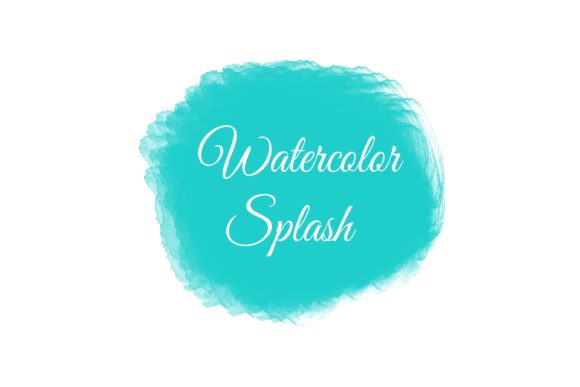 Robin Egg Blue Splash for Crafts & Branding