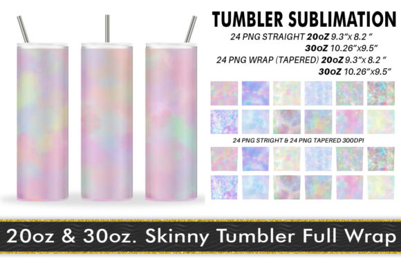 Sublimation Tumbler Watercolor for Crafts & Branding