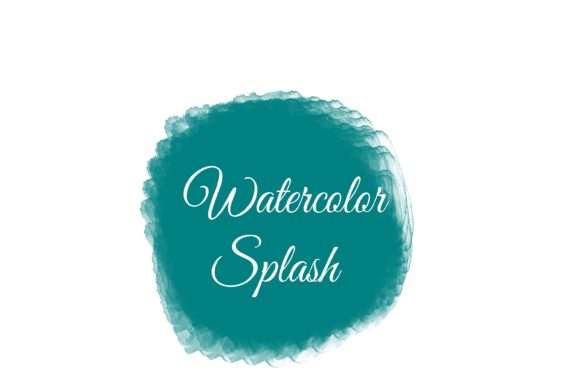 Teal Watercolor Splash Clipart: A Designer's Review