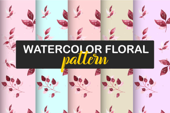 Watercolor Floral Patterns Set Review for Sellers